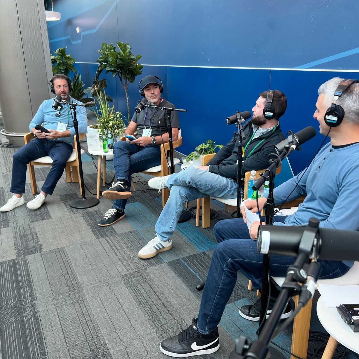 Operators Podcast recording at Meta Performance Summit in San Jose.